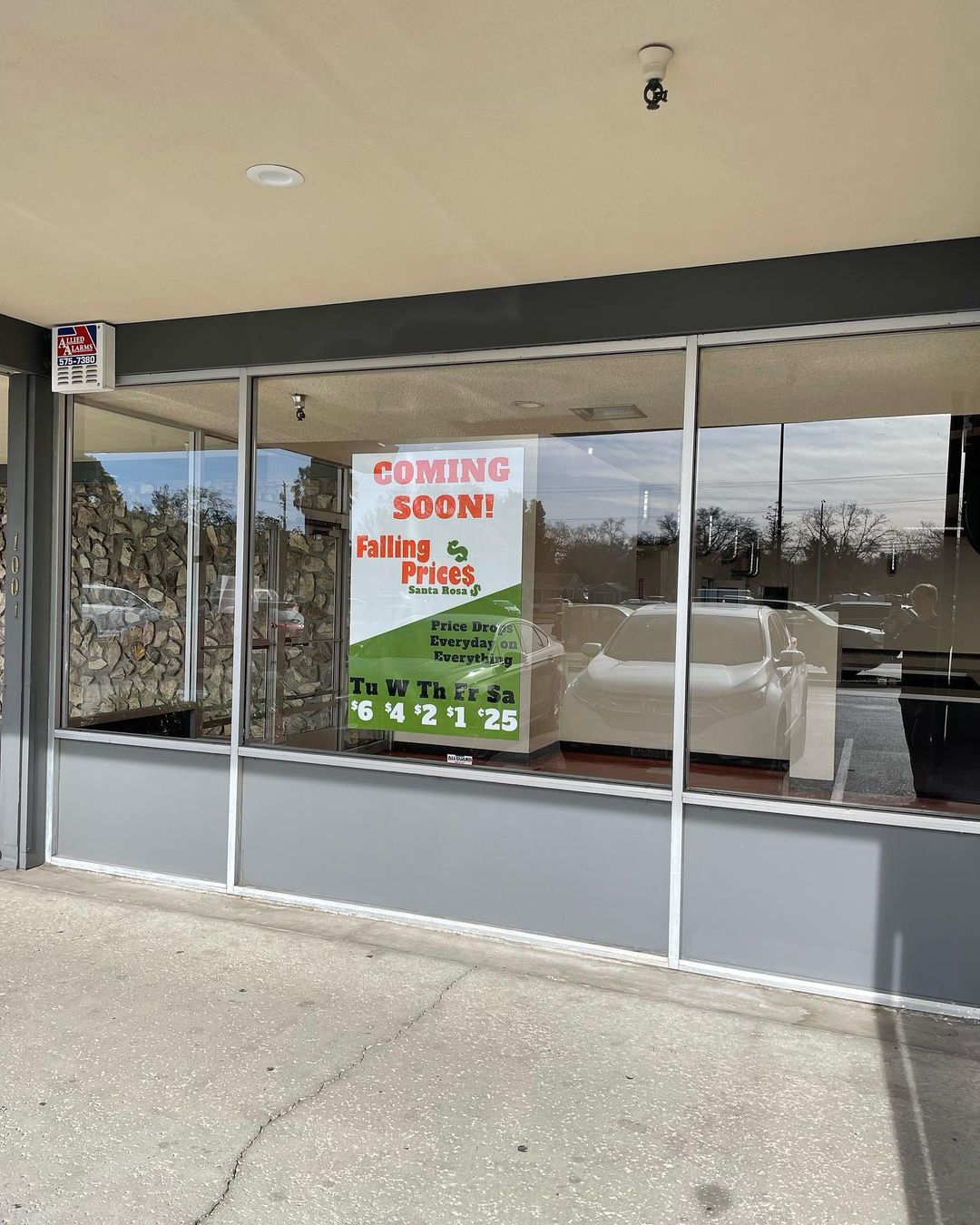 Falling Prices Santa Rosa Opening Date